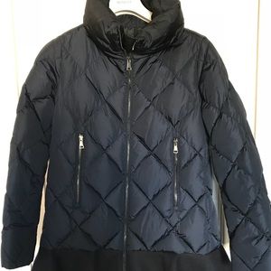 🆕Moncler Vouglans Navy coat size 1 Like New $1200